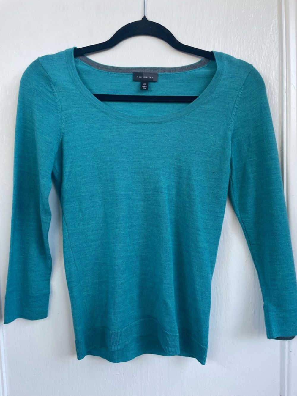The Limited Teal Knit Sweater
